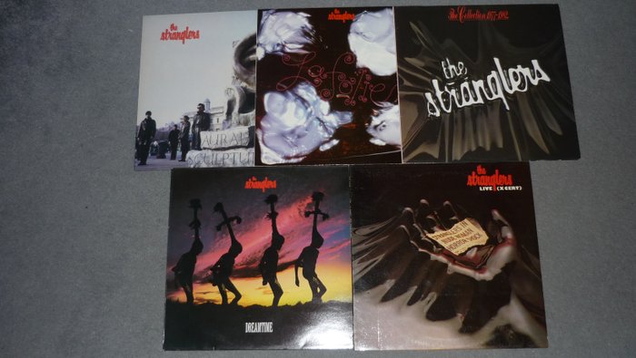 The Stranglers - Lot of 5 Albums - Vários títulos - Disco de vinil único - Várias prensas (ver descrição) - 1978