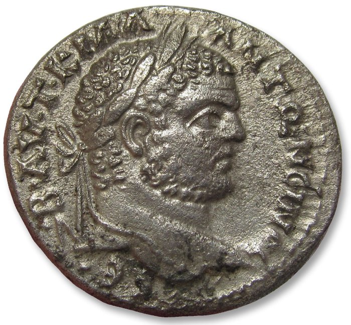 罗马帝国（省）. 卡拉卡拉 （公元198-217）. Tetradrachm Antiochia, Syria 198-217 A.D.