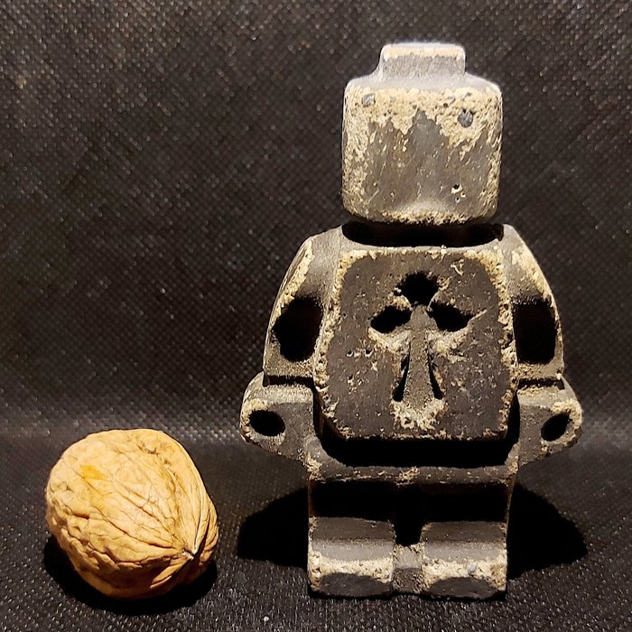 Rzeźba, Fermacarte. Lego cavaliere templare. Massoneria. - 10 cm - Odlew kamienny.