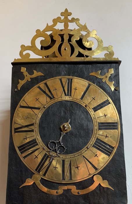 掛鐘 - 上馬恩省 - 路易十五 - 鋼, 鐵（鑄／鍛）, 黃銅 - 1750-1800