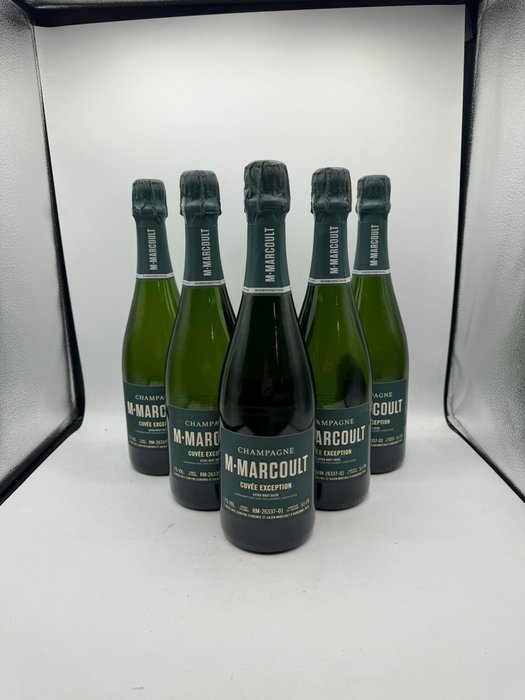 M.Marcoult, Cuvée Exception Vieillissement Longue Durée - Champán Extra Brut - 6 Botellas (0,75 L)