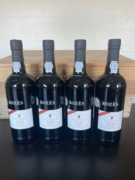 2016 Rozès - Douro Vintage Port - 4 Bottiglie (0,75 L)