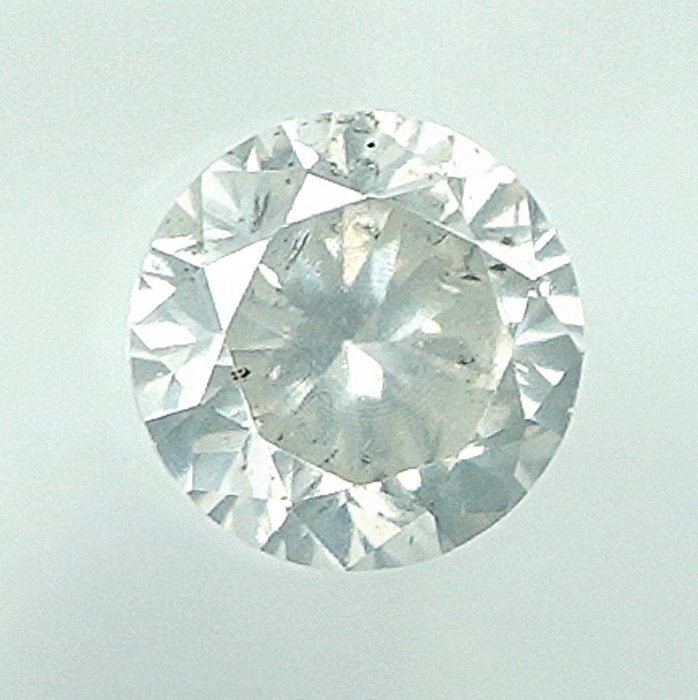 钻石 - 0.28 ct - 明亮型 - G - I1 - NO RESERVE PRICE