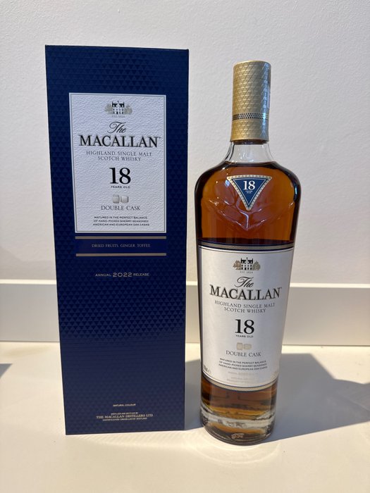Macallan 18 years old - Double Cask 2022 Release - Original bottling  - 700ml