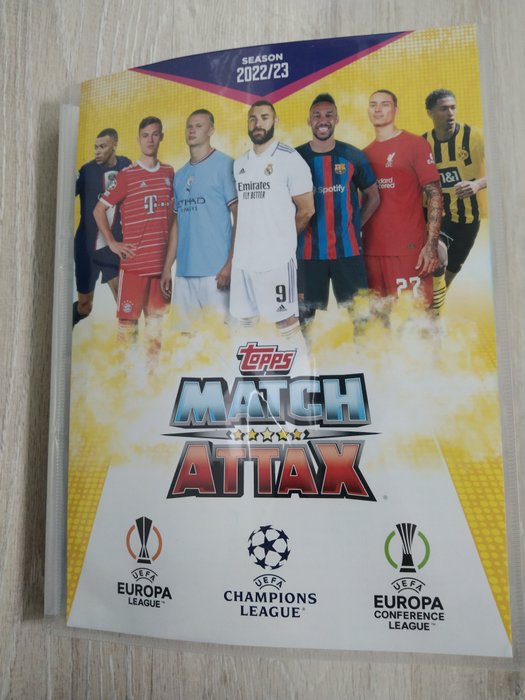 Topps - Match Attax UEFA, Match Attax UEFA 2022/23 - Kylian Mbappé, 克里斯蒂亚诺·罗纳尔多, 莱昂内尔·梅西 - 1 Complete Album