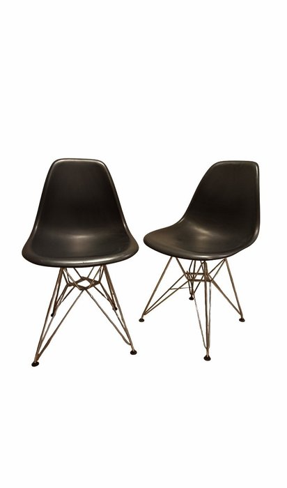 Vitra - Charles Eames, Ray Eames - Stuhl (2) - DSR - Metall, Plastik