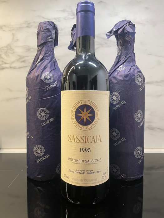 1995 Tenuta San Guido, Sassicaia – Bolgheri – 4 Flessen (0.75 liter)