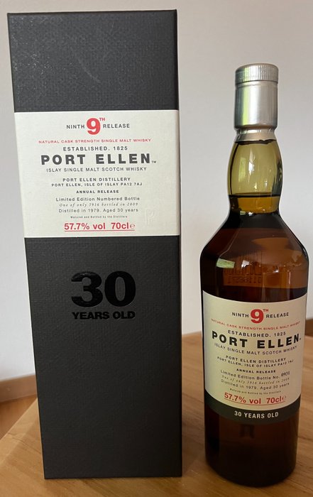 Port Ellen 1979 30 years old - 9th Release - Original bottling  - b. 2009  - 70 cl