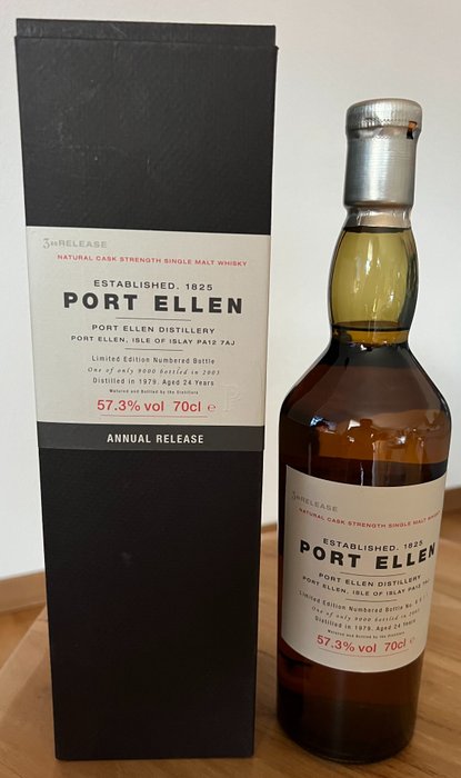Port Ellen 1979 24 years old - 3rd Release - Original bottling  - b. 2003  - 70cl