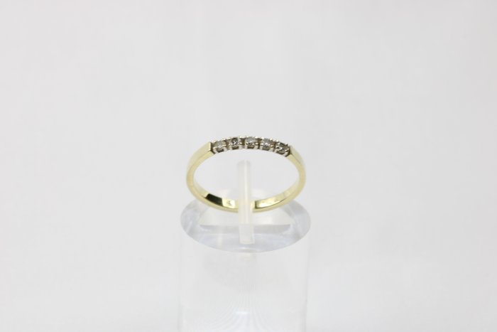 Ring Gelbgold -  0.20 tw. Diamant  (Natürlich) 