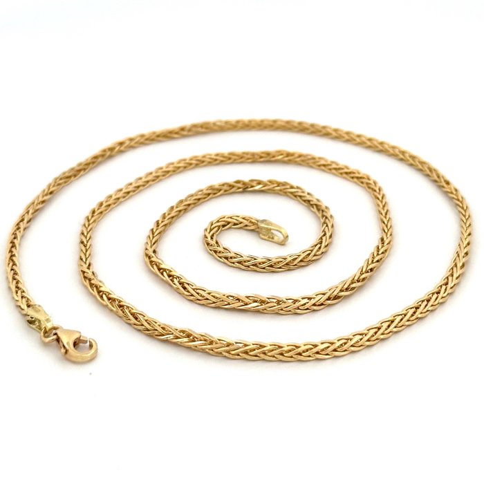 Snake Chain - 4.3 gr - 50 cm - 18 Kt - Halskette - 18 kt Gelbgold 