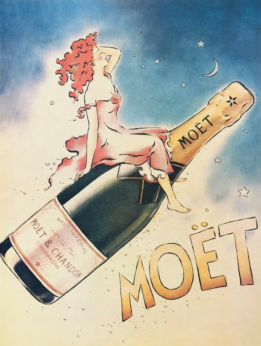 Vince Mcindoe - Moët & Chandon Champagne - década de 1980
