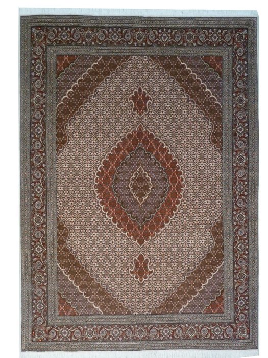 Tabriz Mahi selyemmel - Szőnyeg - 299 cm - 201 cm