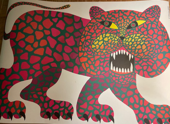 H. Hilscher - (1924-1999), Leopard, 1970, poster no. 75, official limited edition c.500 , printed 2023