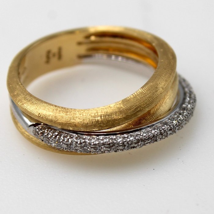 Marco Bicego - Jaipur Link New - Ring Gelbgold, Weißgold Diamant
