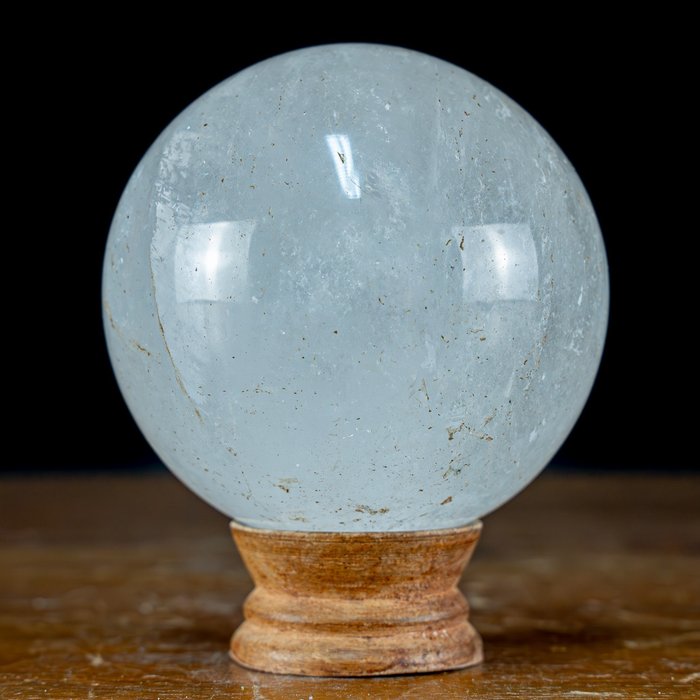High Quality Natural Quartz Crystal Sphere, Brazil- 935.82 g
