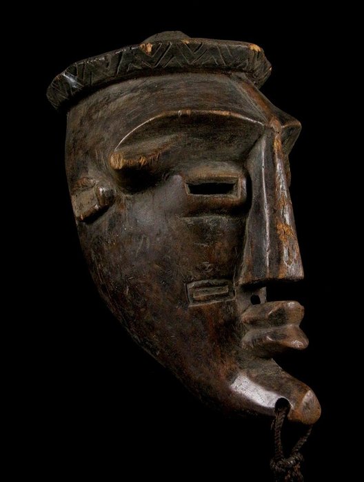 Gammel maske - Bena Lulua - Republikken Kongo