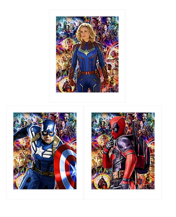 Raffaele De Leo - Marvel: Avengers 2 - Lot of 3
