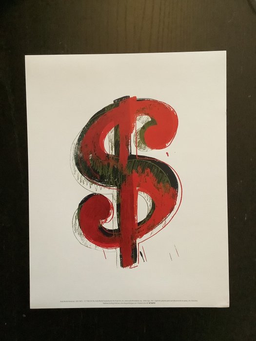 Andy Warhol (after) - (1928-1987), Dollar Sign, 1981 (Red), copyright 2013 The Andy Warhol Foundation for the Visual Arts