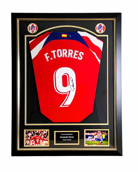 Atlético Madrid - Spanish Football League - Fernando Torres - Football jersey