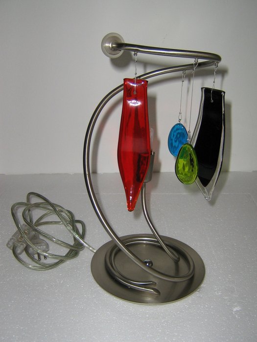 Cipriani - Tischlampe - Glas und Metall