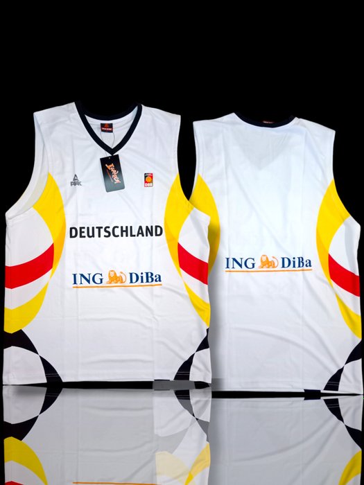 seleccion alemana de baloncesto - basketball world cup - conserva etiquetas originales - 2015 - Basketball jersey