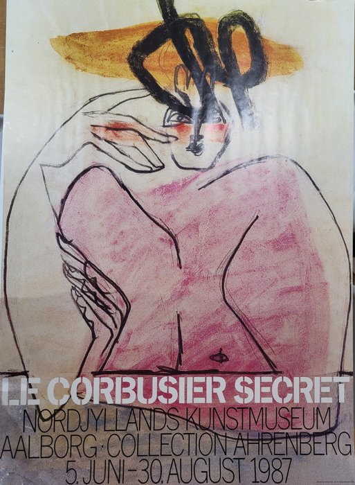 Le Corbusier (1887-1965) (after) Sérigraphie Le Corbusier - LE CORBUSIER SECRET - 1980-luku
