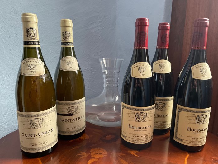 2005 Louis Jadot x # Bourgogne rouge & 1997 x 2 Saint Véran - 勃艮第 - 5 Bottles (0.75L)