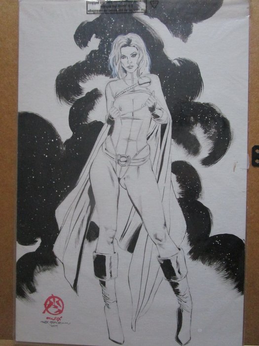 Beachum, Mark - 1 Original drawing - Superheroine Sexy - 2014