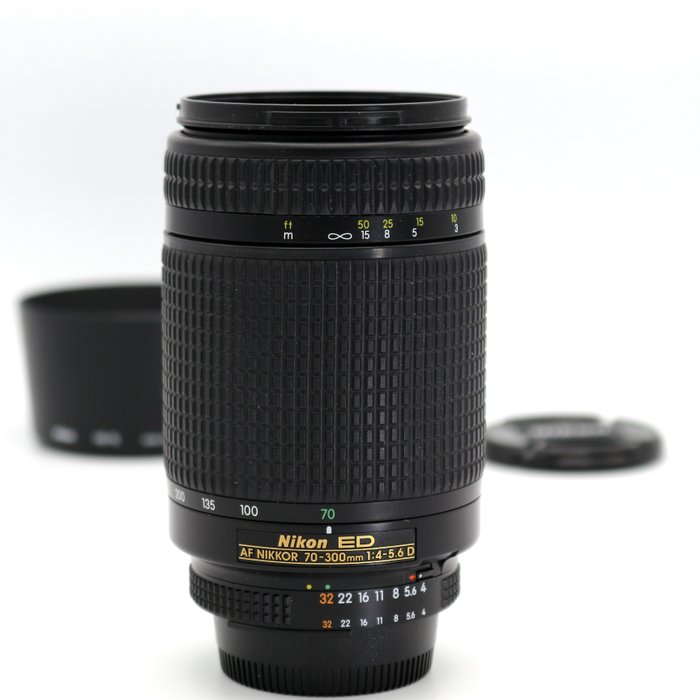 Nikon AF 70-300mm f/4-5.6D ED + HB-15 zonnekap telezoomlens #PRO