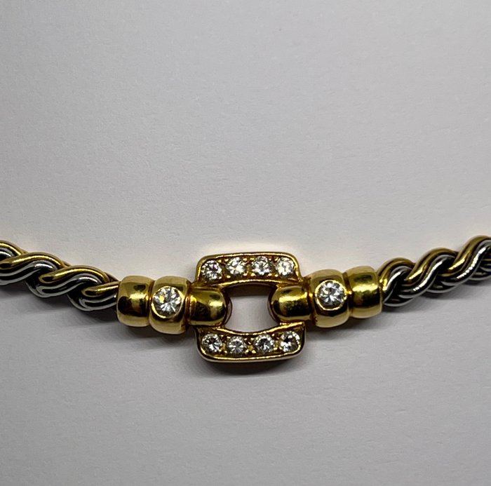Cartier - 頸鏈 白金 鉆石 