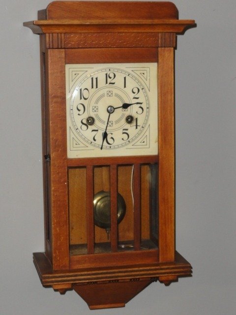 Orologio da parete - Regolatore - Legno - 1940-1950