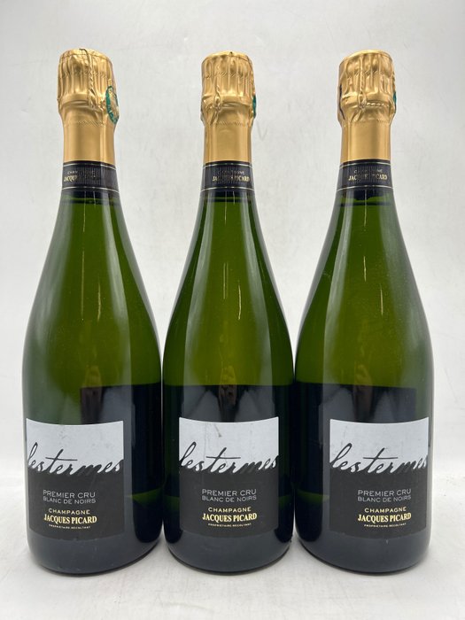 jacques Picard - Jacques Picard, Blanc De Noirs Extra Brut "Parcellaire Les Termes" - Champagne Premier Cru - 3 Flasker (0,75 L)