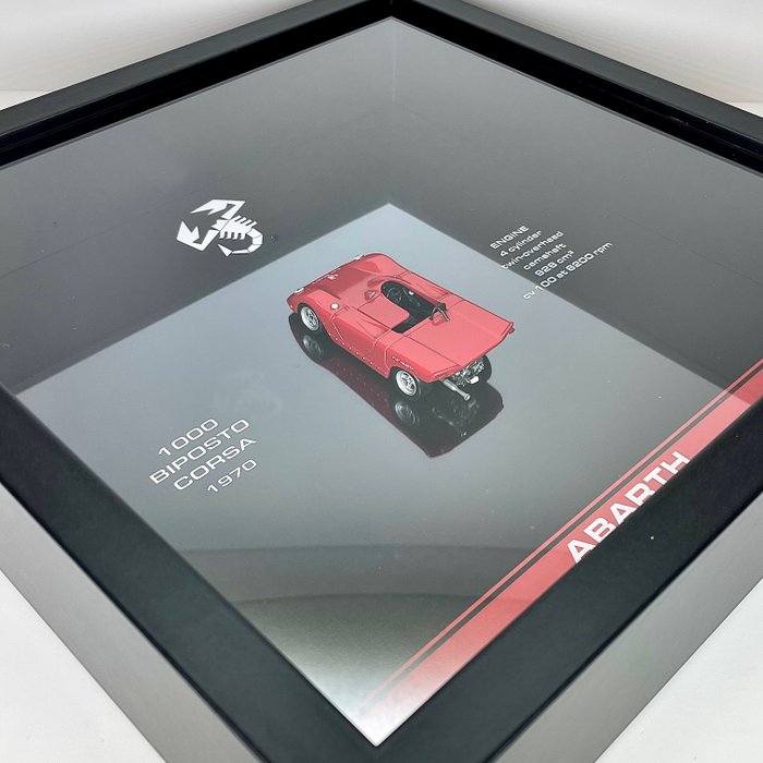 Artwork - Abarth - 1000 Biposto Corsa - 1970 - XRace Classic Edition - 3D frame
