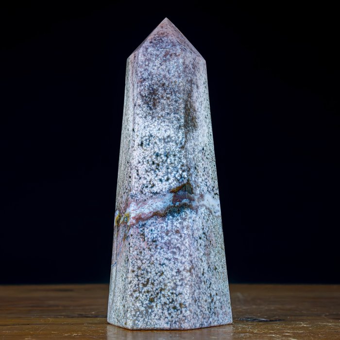 Very Rare & New Ozean Jaspis „8. Ader“ Obelisk- 1656.17 g