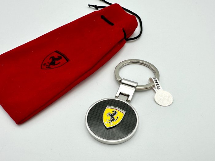 Portachiavi - Ferrari - Ferrari Carbon Look Keychain - Official