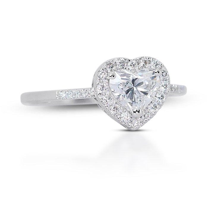 Ring Hvidguld Diamant - Diamant