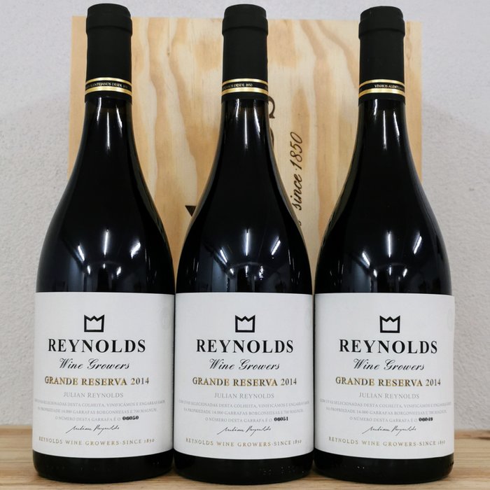 2014 Reynolds Wine Growers, Julian Reynolds - Alentejo Grande Reserva - 3 Flasker (0,75 L)