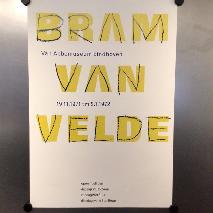 Jan van Toorn - 1e druk, 1971, Bram van Velde