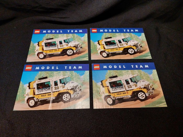 Lego - Lego Model Team 4x catalogus folder uit 1997