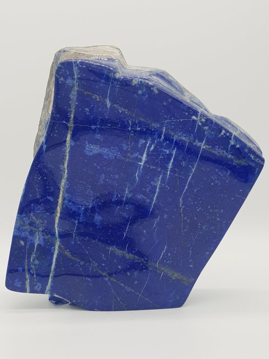 Lapis lazuli Pyrittkrystaller Friform Skulpturobjekt 4,7 kg Dekor Naturstein - Høyde: 200 mm - Bredde: 200 mm- 4700 g - (1)