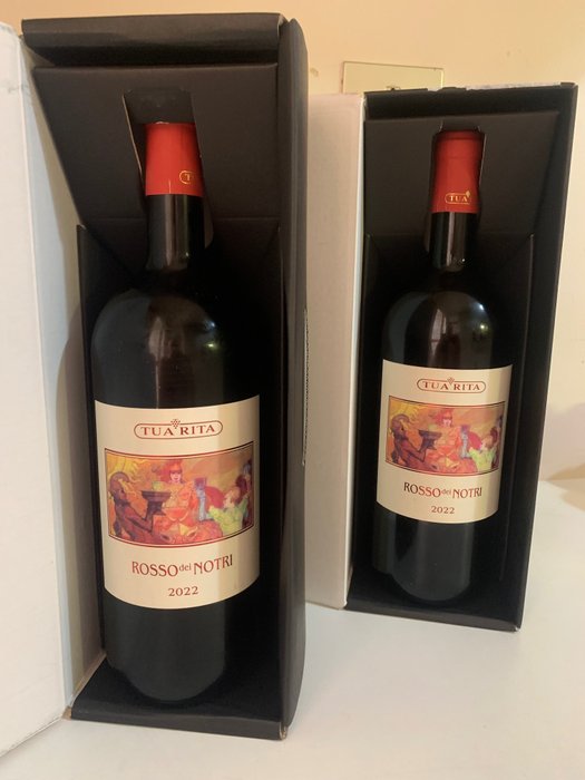 2022 Tua Rita, Rosso di Notri - 托斯卡納 - 2 馬格南瓶 (1.5L)