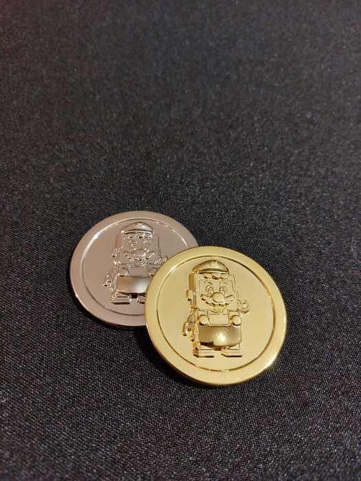 Lego - LEGO NEW super mario coins 1 silver coin and 1 gold coin