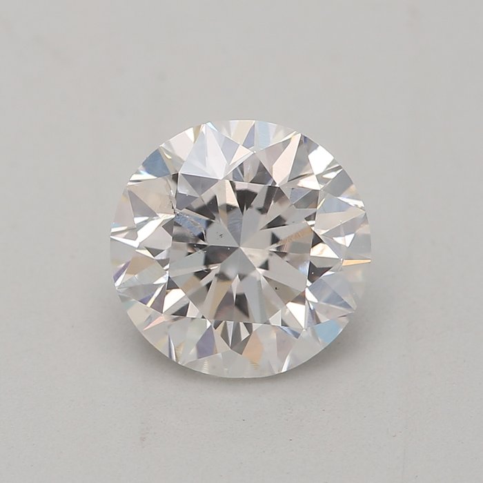 1 pcs 鑽石 - 1.00 ct - 圓形 - 淡粉啡色 - SI2
