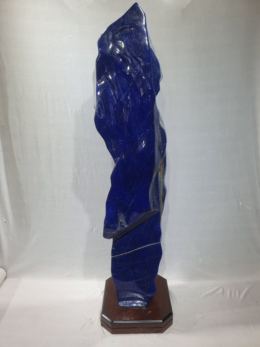Lapis lazuli Unikat - NAJWYŻSZA jakość - dowolna forma - rzeźba - 70kg - obiekt światowej klasy w lapisie - Wysokość: 105 cm - Szerokość: 20 cm- 69.5 kg - (1)