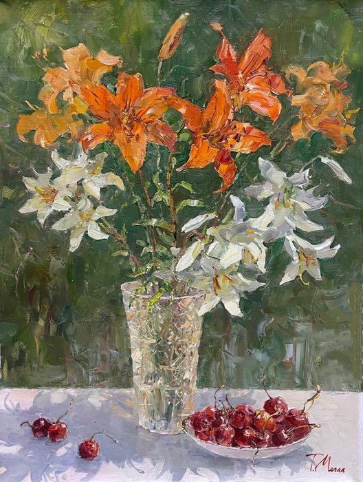 Tatiana Megal (1961) - Fleurs de mon Jardin