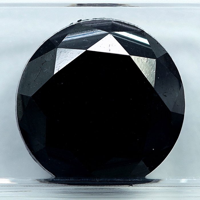Diamant - 8.72 ct - Brillant - Black - N/A