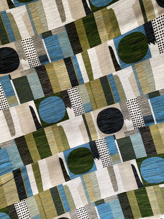 san leucio - exclusive postmodern optical abstract fabric Maurits Cornelis Escher - Upholstery fabric  - 280 cm - 245 cm
