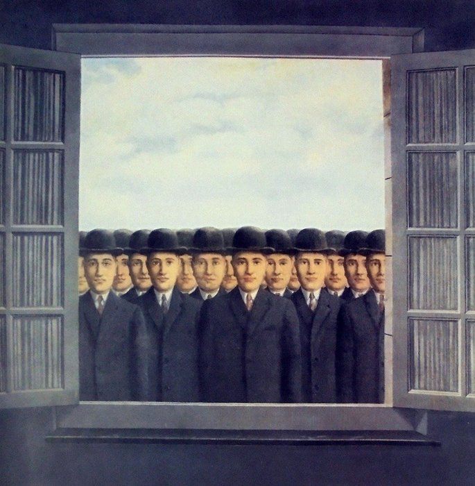 René Magritte (after) - Un Musee Ephemere - Lata 80.