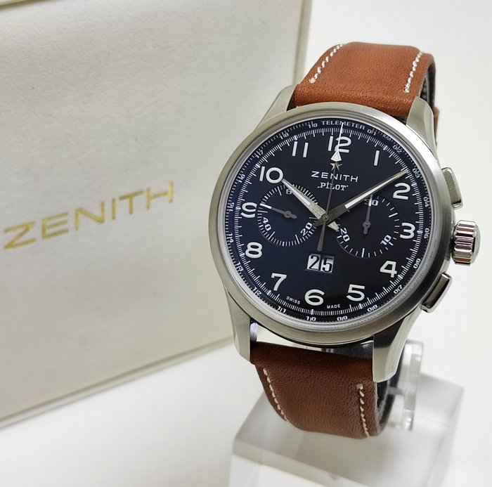 Zenith - El Primero Big Date Special Pilot Chronograph - 03.2410.4010 - Férfi - 2011 utáni